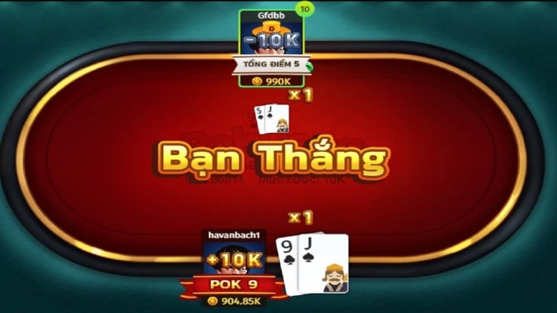 Game bài Pok Deng là trò chơi đánh bài rất được yêu thích